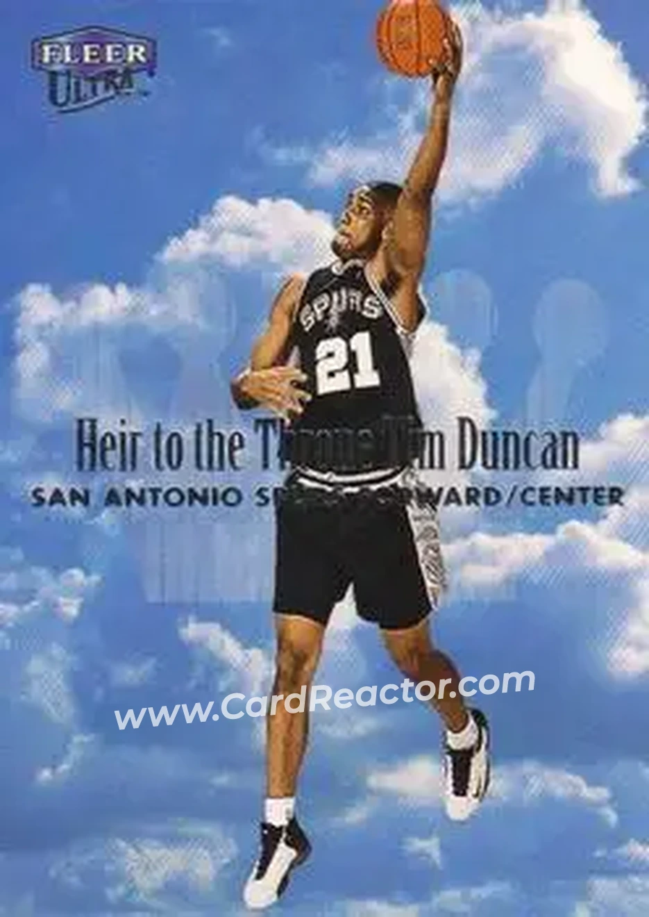 Front of Tim Duncan