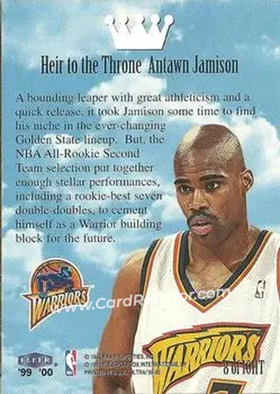 Back of Antawn Jamison