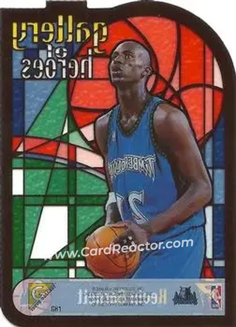 Back of Kevin Garnett