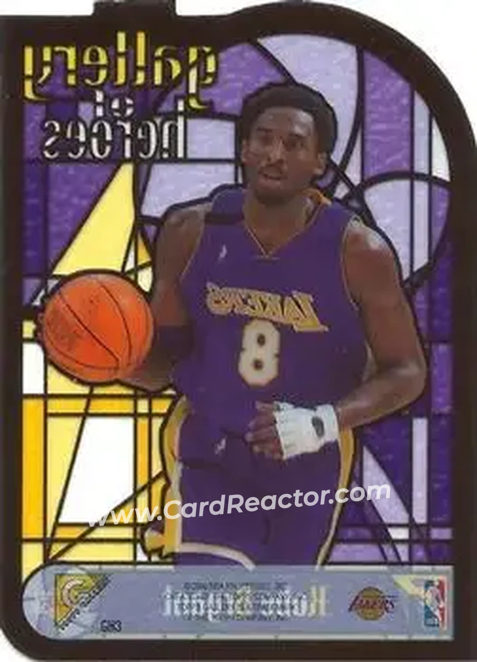 Back of Kobe Bryant