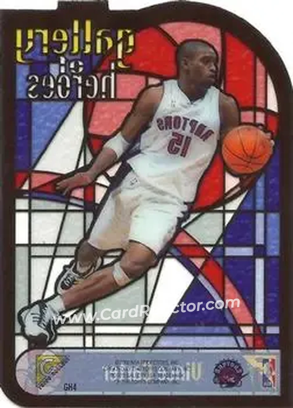 Back of Vince Carter