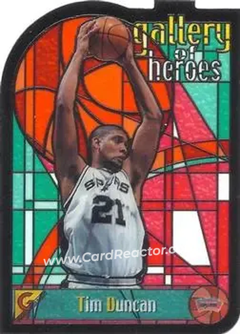 Front of Tim Duncan