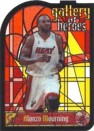 1999-00 Topps Gallery #GH9 Gallery of Heroes Alonzo Mourning