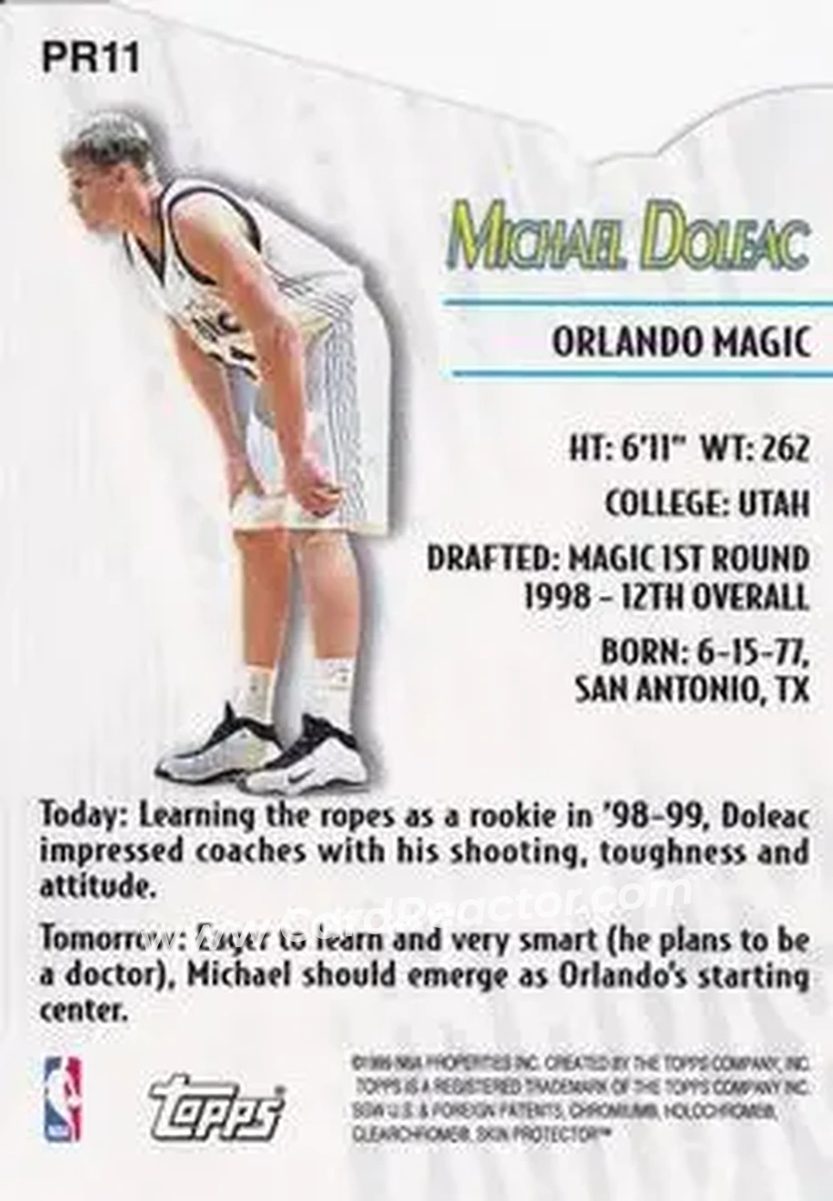 Back of Michael Doleac