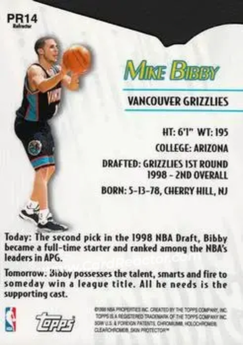 Back of Mike Bibby