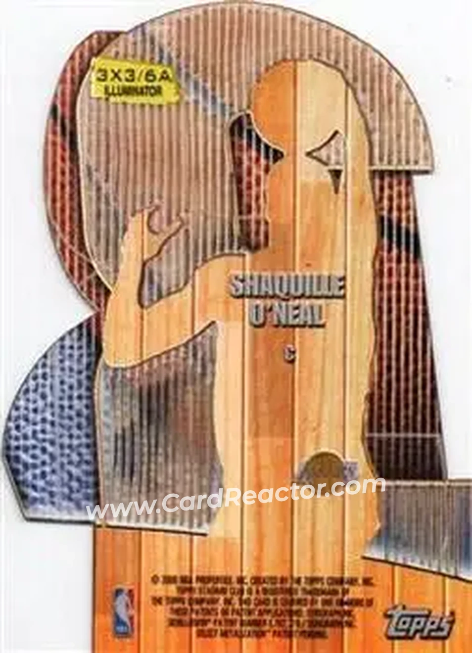 Back of Shaquille O'Neal