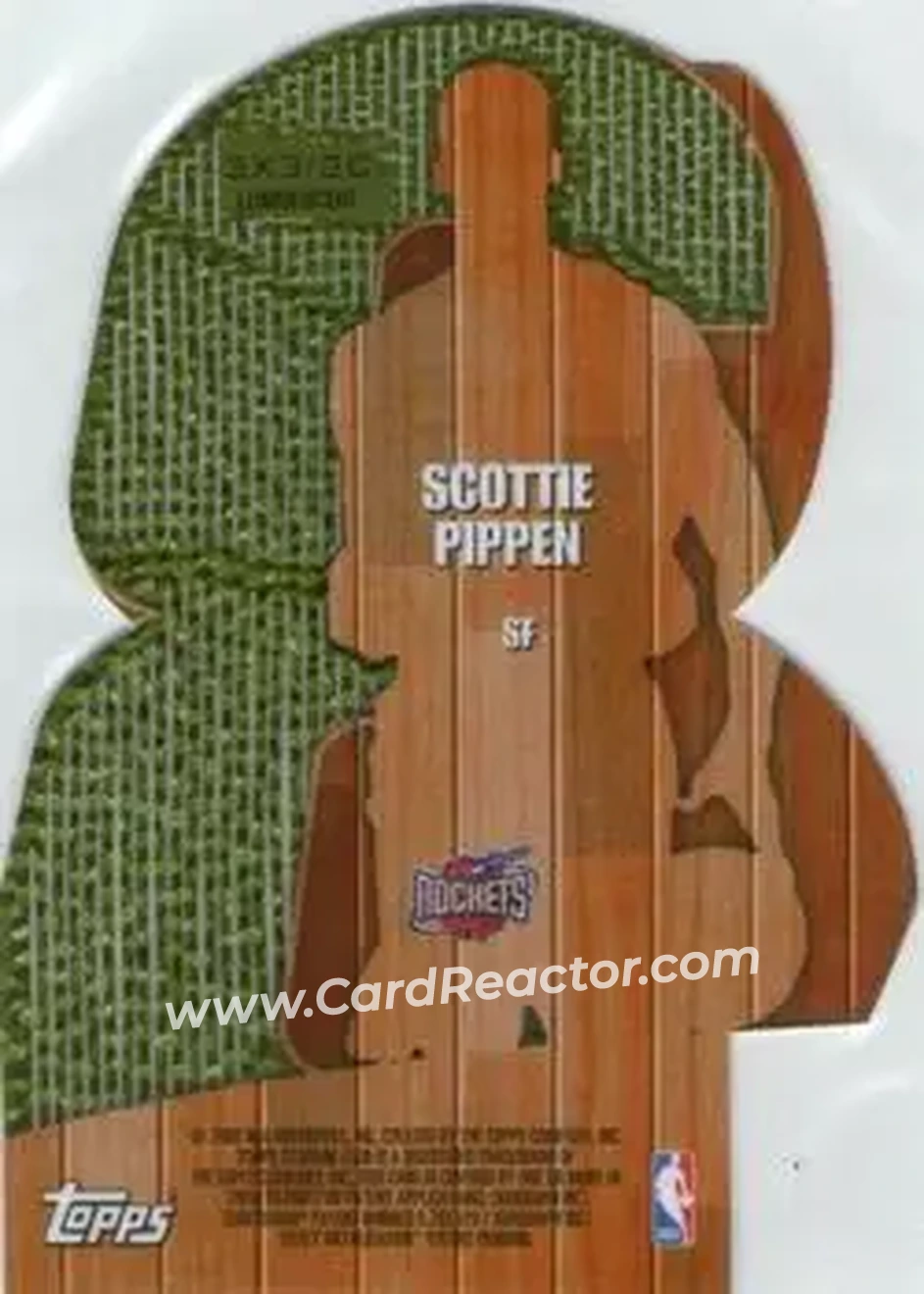 1999-00 Stadium Club - 3x3 Luminescent #3C - Scottie Pippen - Houston Rockets