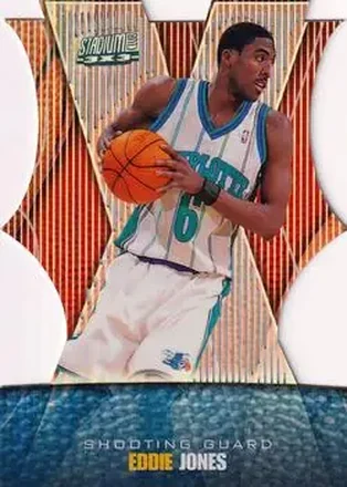 1999-00 Stadium Club #4B 3x3 Luminescent Eddie Jones