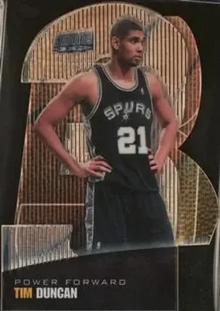 1999-00 Stadium Club #5A 3x3 Luminescent Tim Duncan