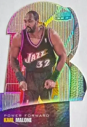 1999-00 Stadium Club #7A 3x3 Luminescent Karl Malone