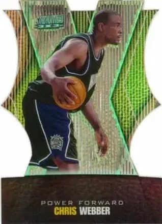 1999-00 Stadium Club #7B 3x3 Luminescent Chris Webber