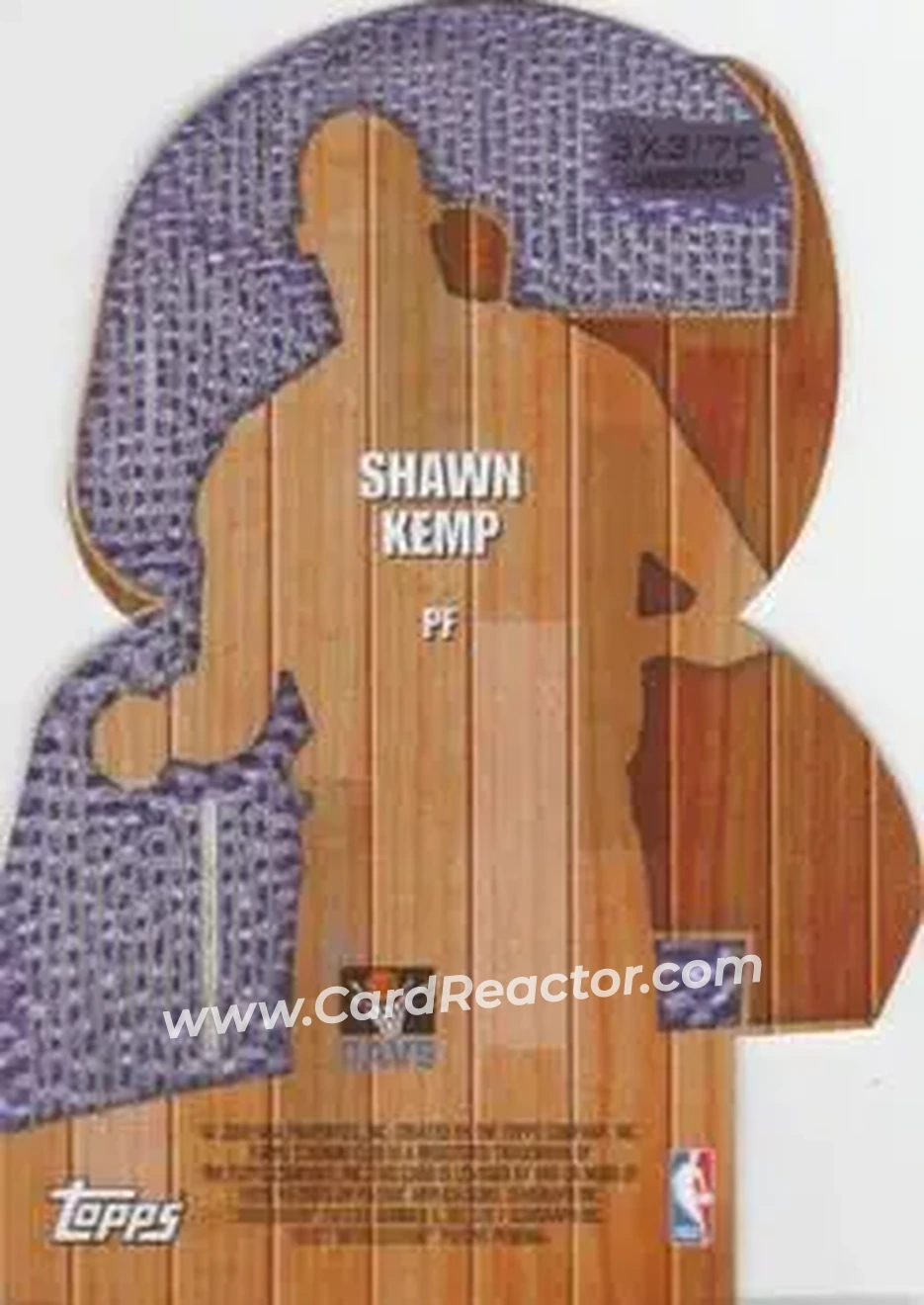 1999-00 Stadium Club - 3x3 Luminescent #7C - Shawn Kemp - Cleveland Cavaliers