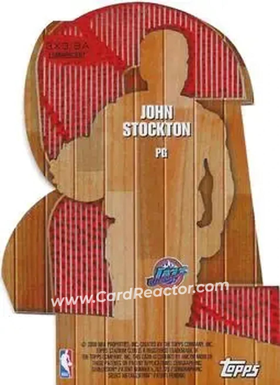 1999-00 Stadium Club - 3x3 Luminescent #8A - John Stockton - Utah Jazz