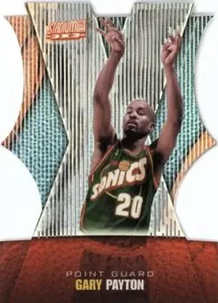 1999-00 Stadium Club #8B 3x3 Luminescent Gary Payton