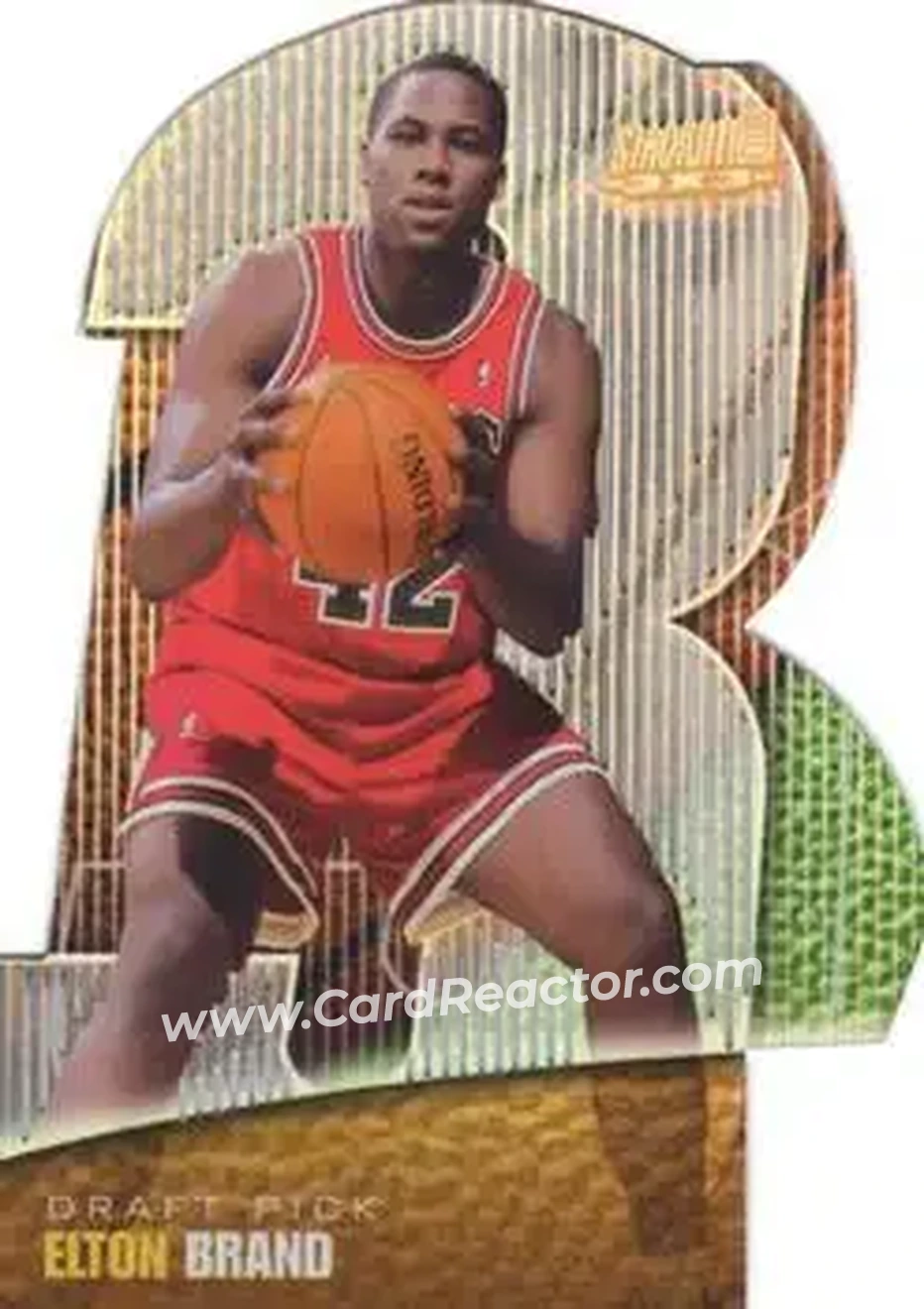 1999-00 Stadium Club - 3x3 Luminescent #9A - Elton Brand - Chicago Bulls