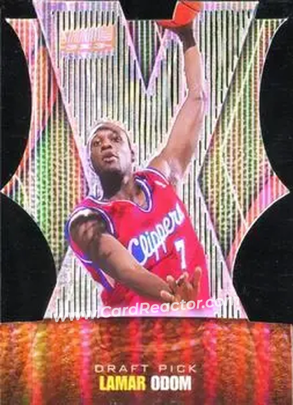 1999-00 Stadium Club - 3x3 Luminescent #9B - Lamar Odom - Los Angeles Clippers 1999-00 Stadium Club - 3x3 Luminescent #9B - Lamar Odom - Los Angeles Clippers