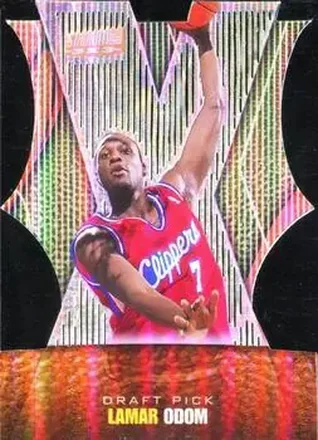 1999-00 Stadium Club #9B 3x3 Luminescent Lamar Odom