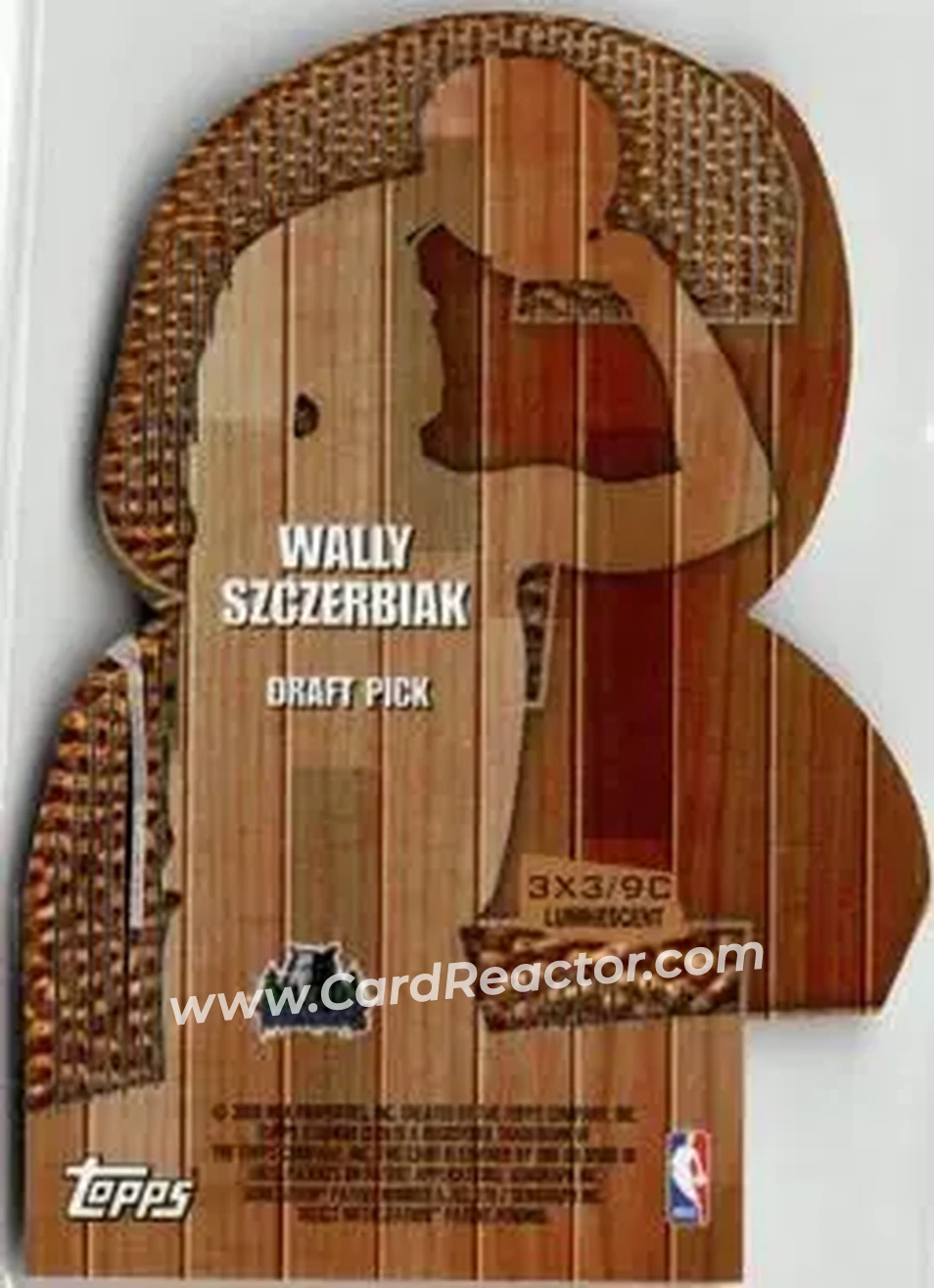 1999-00 Stadium Club - 3x3 Luminescent #9C - Wally Szczerbiak - Minnesota Timberwolves
