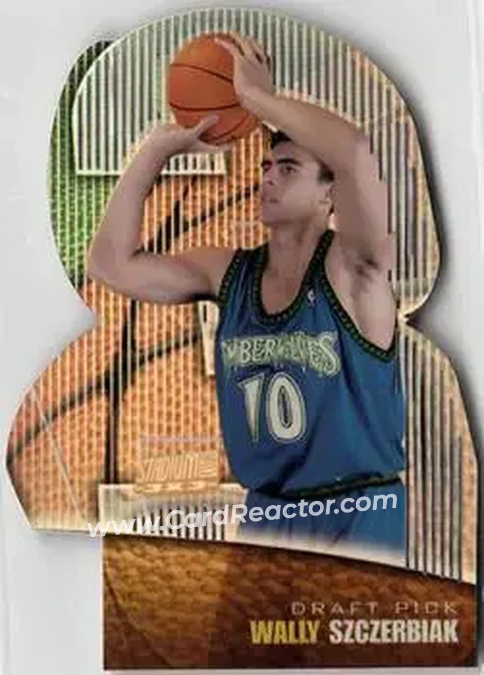 1999-00 Stadium Club - 3x3 Luminescent #9C - Wally Szczerbiak - Minnesota Timberwolves