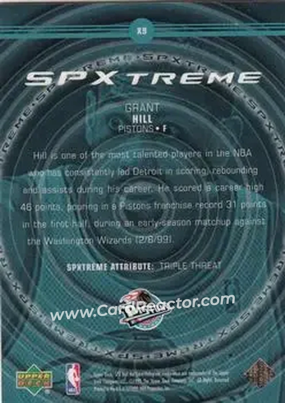 Back of Grant Hill