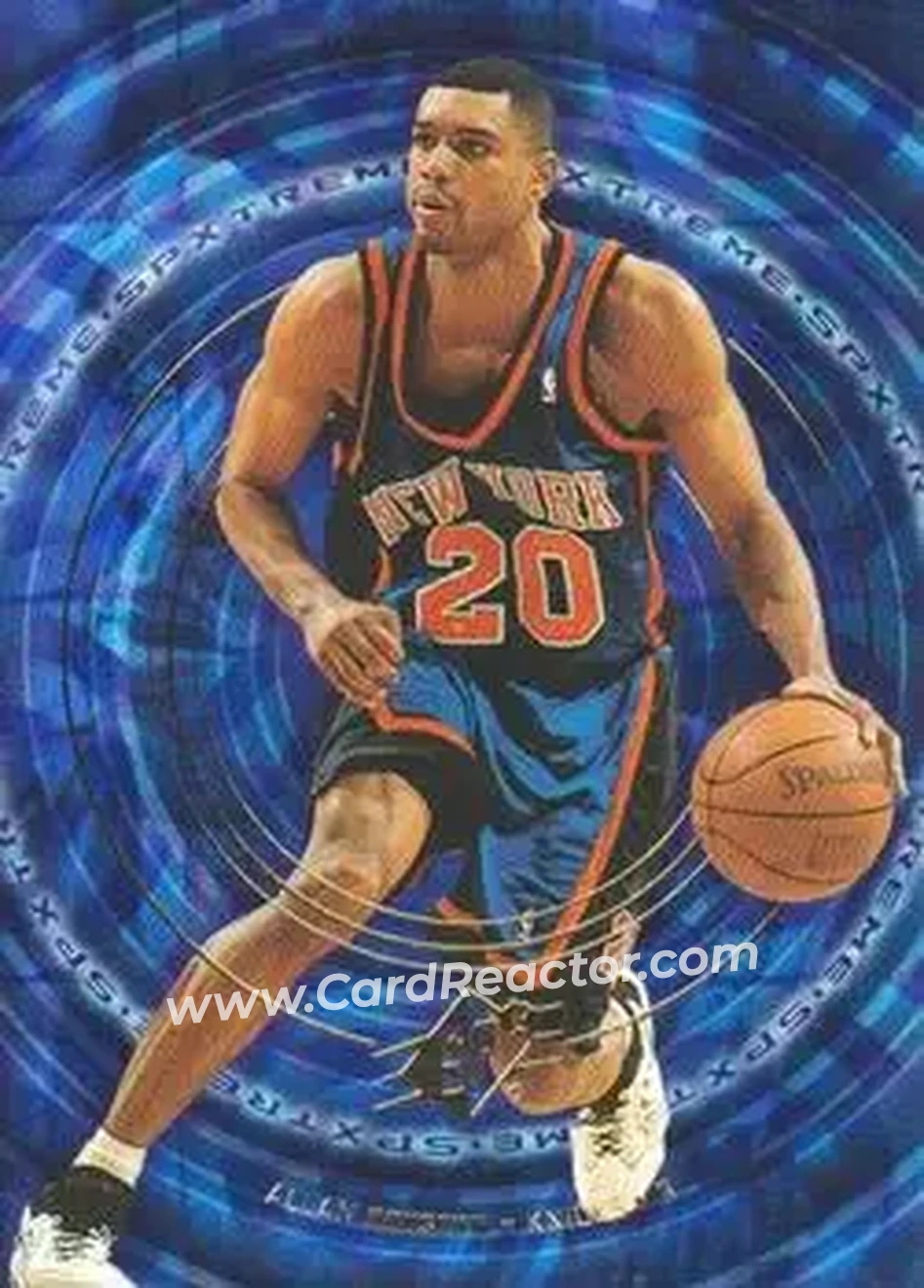 1999-00 SPx - SPxtreme #X10 - Allan Houston - New York Knicks