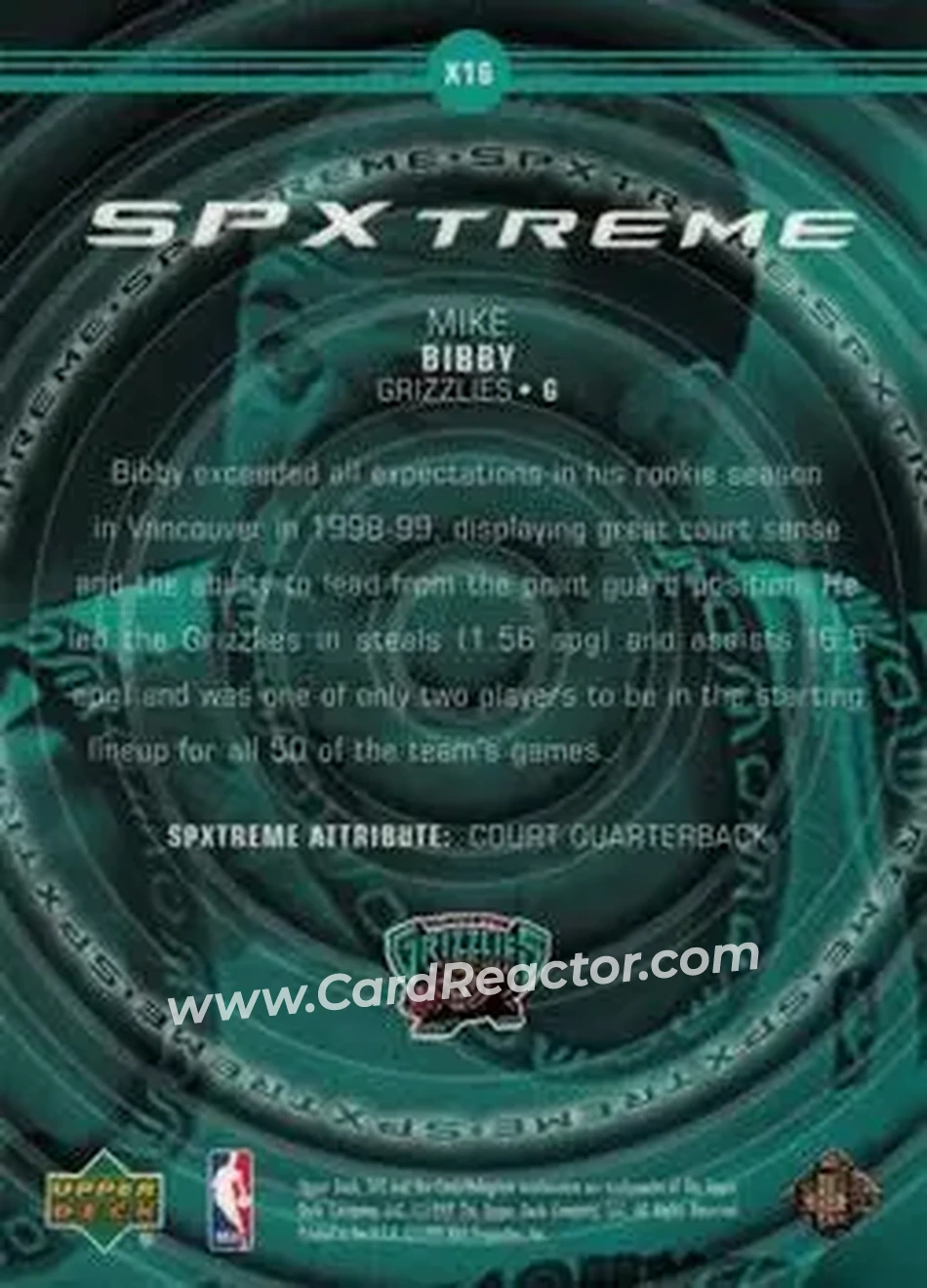 Back of Mike Bibby