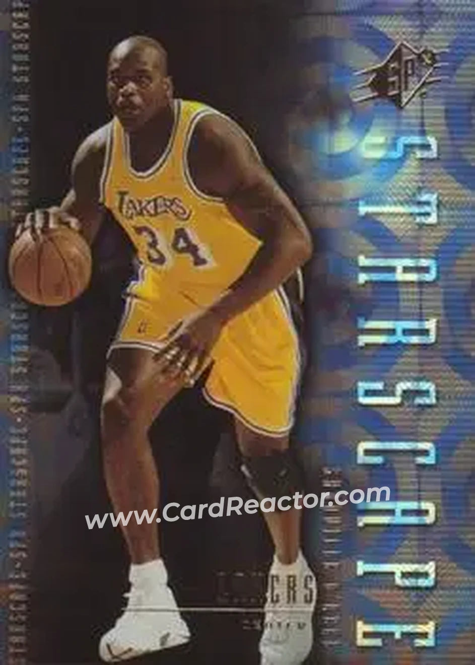 1999-00 SPx - Starscape #ST5 - Shaquille O'Neal - Los Angeles Lakers
