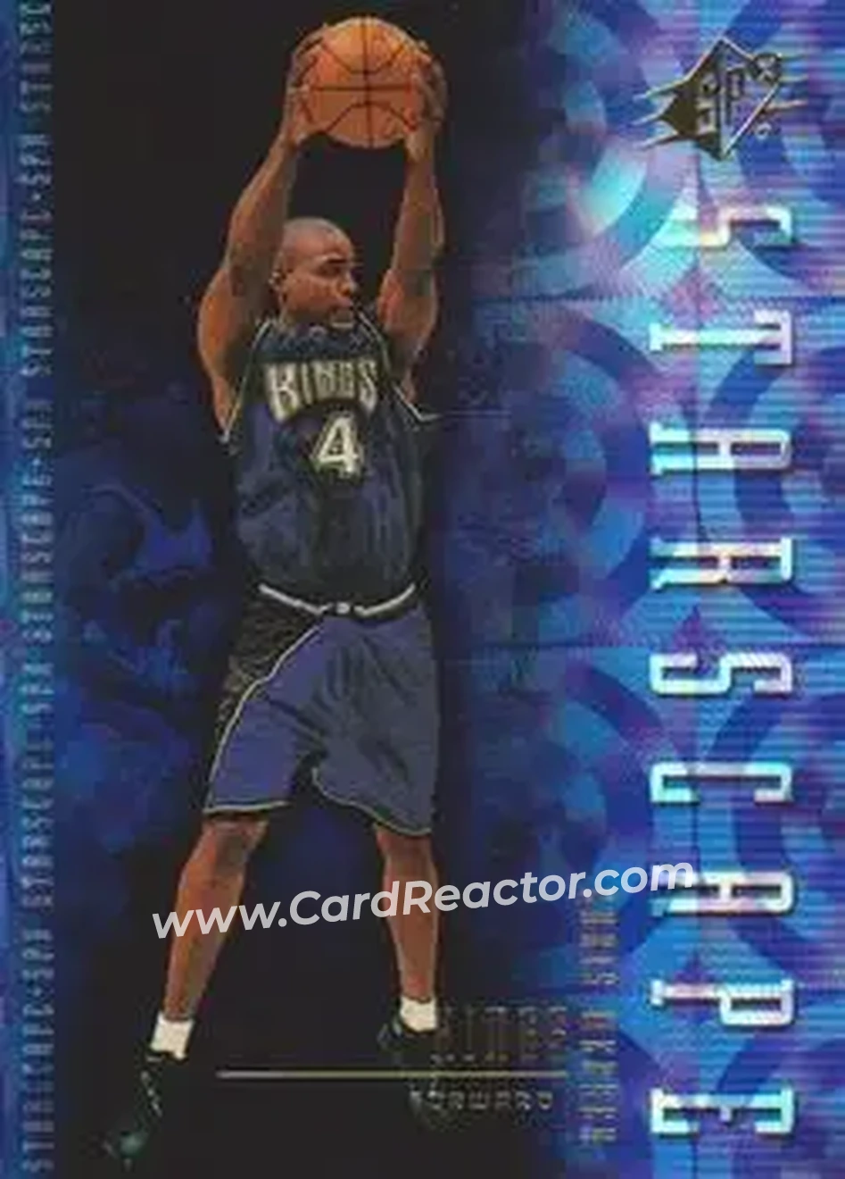 1999-00 SPx - Starscape #ST7 - Chris Webber - Sacramento Kings 1999-00 SPx - Starscape #ST7 - Chris Webber - Sacramento Kings