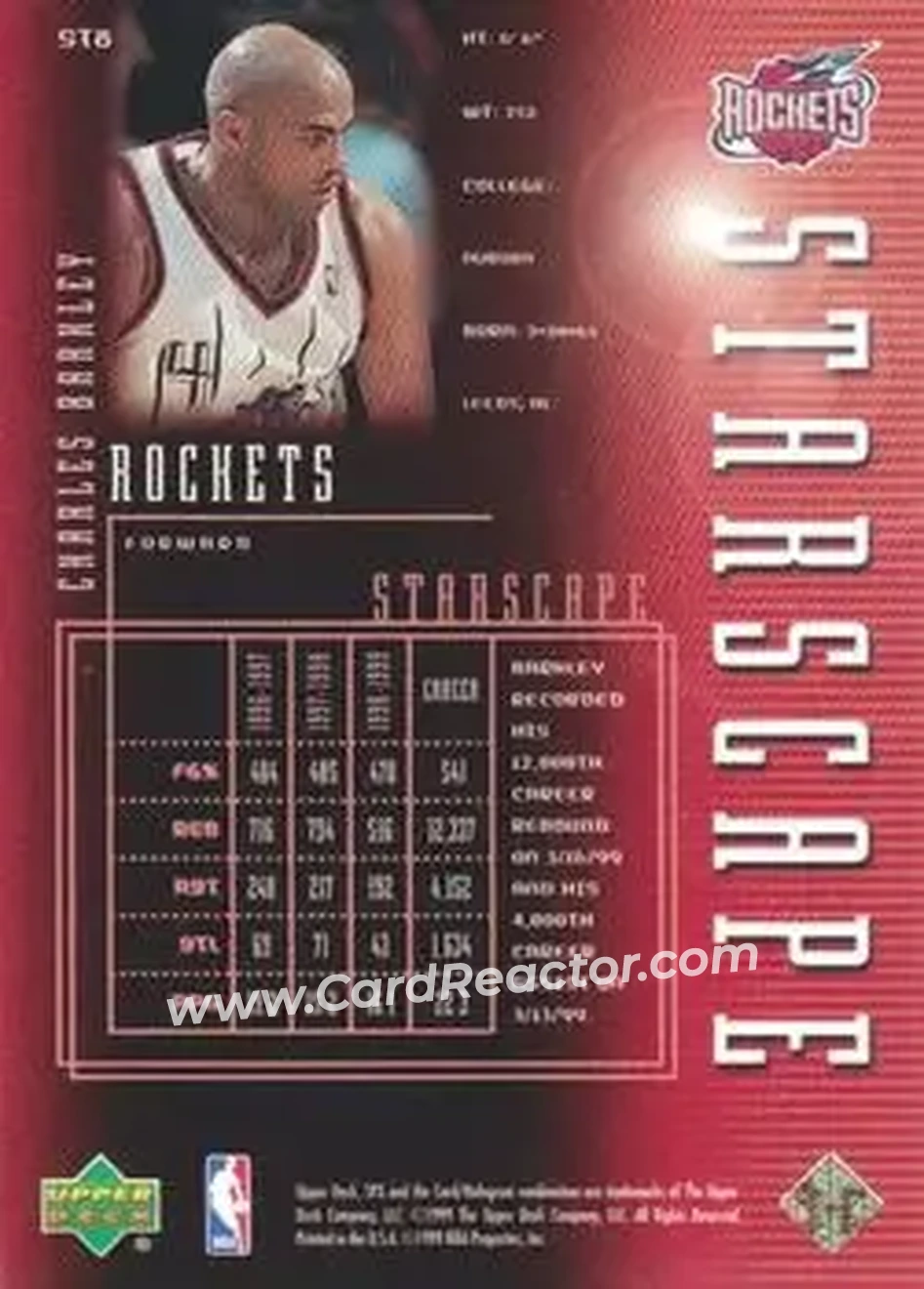 Back of Charles Barkley