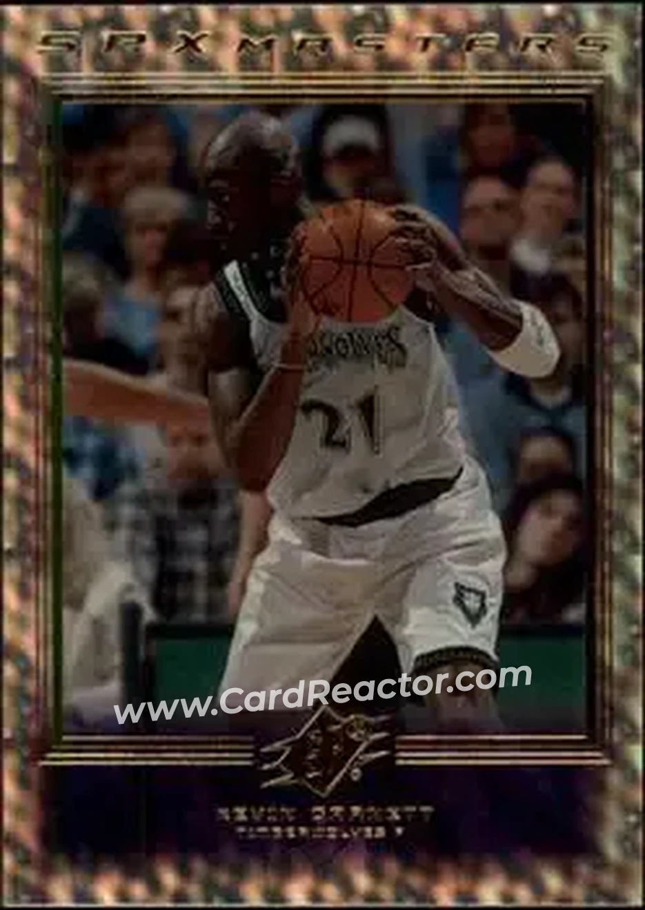 Front of Kevin Garnett