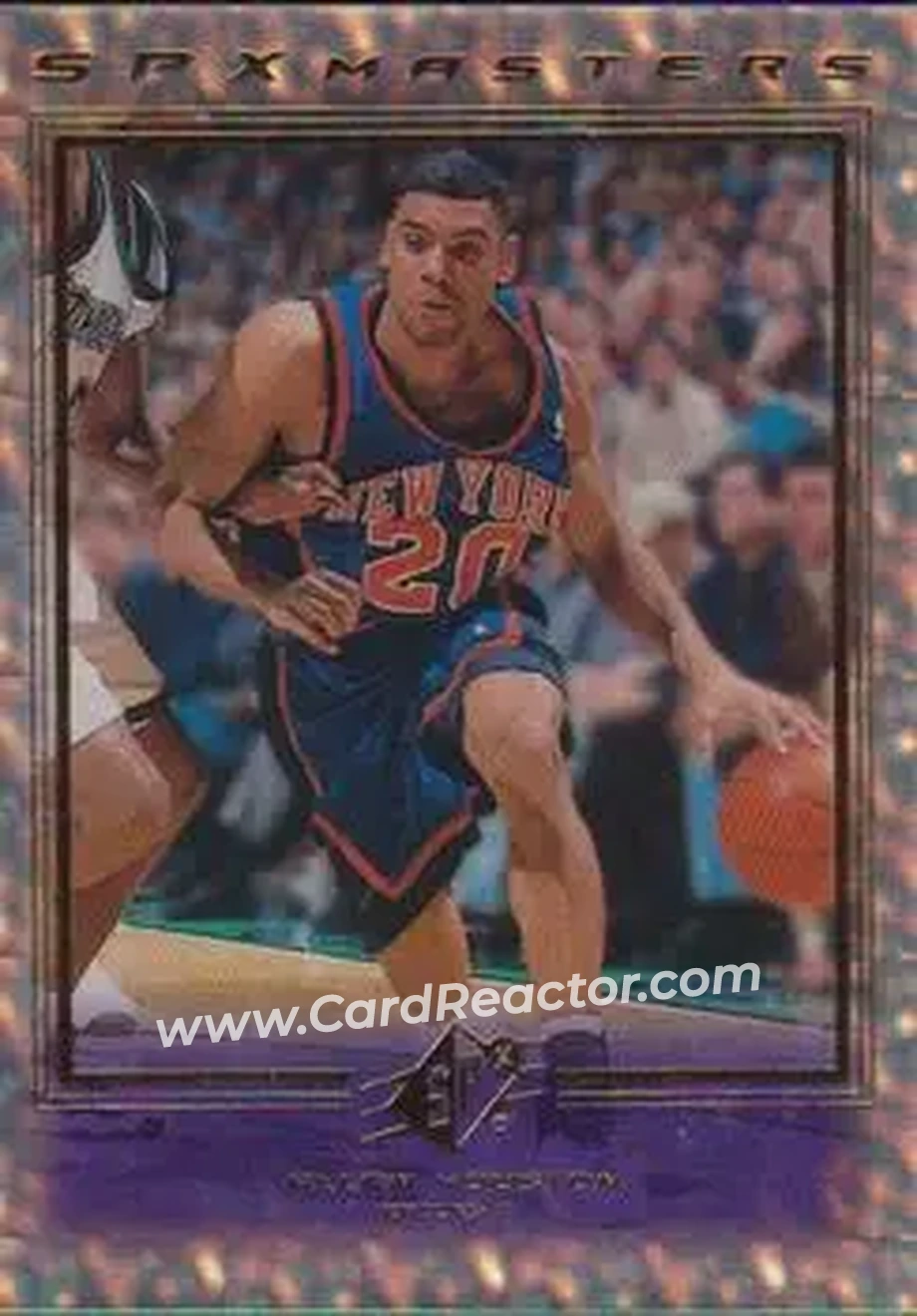 Front of Allan Houston