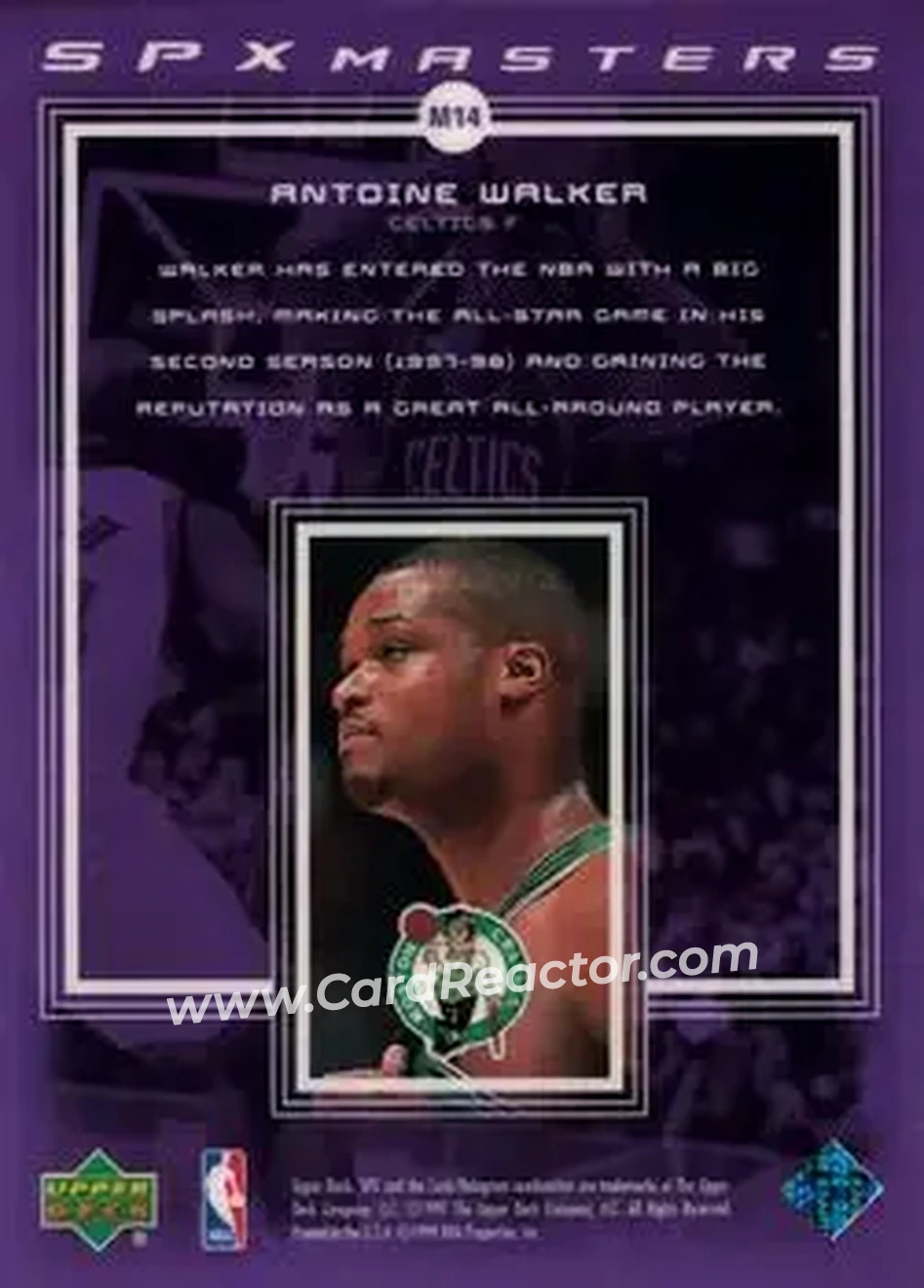 Back of Antoine Walker