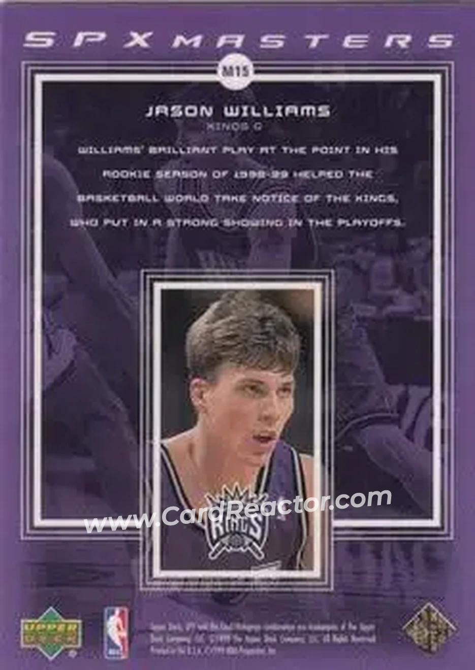 Back of Jason Williams