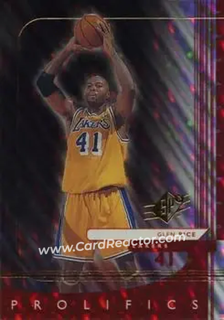 Front of Glen Rice
