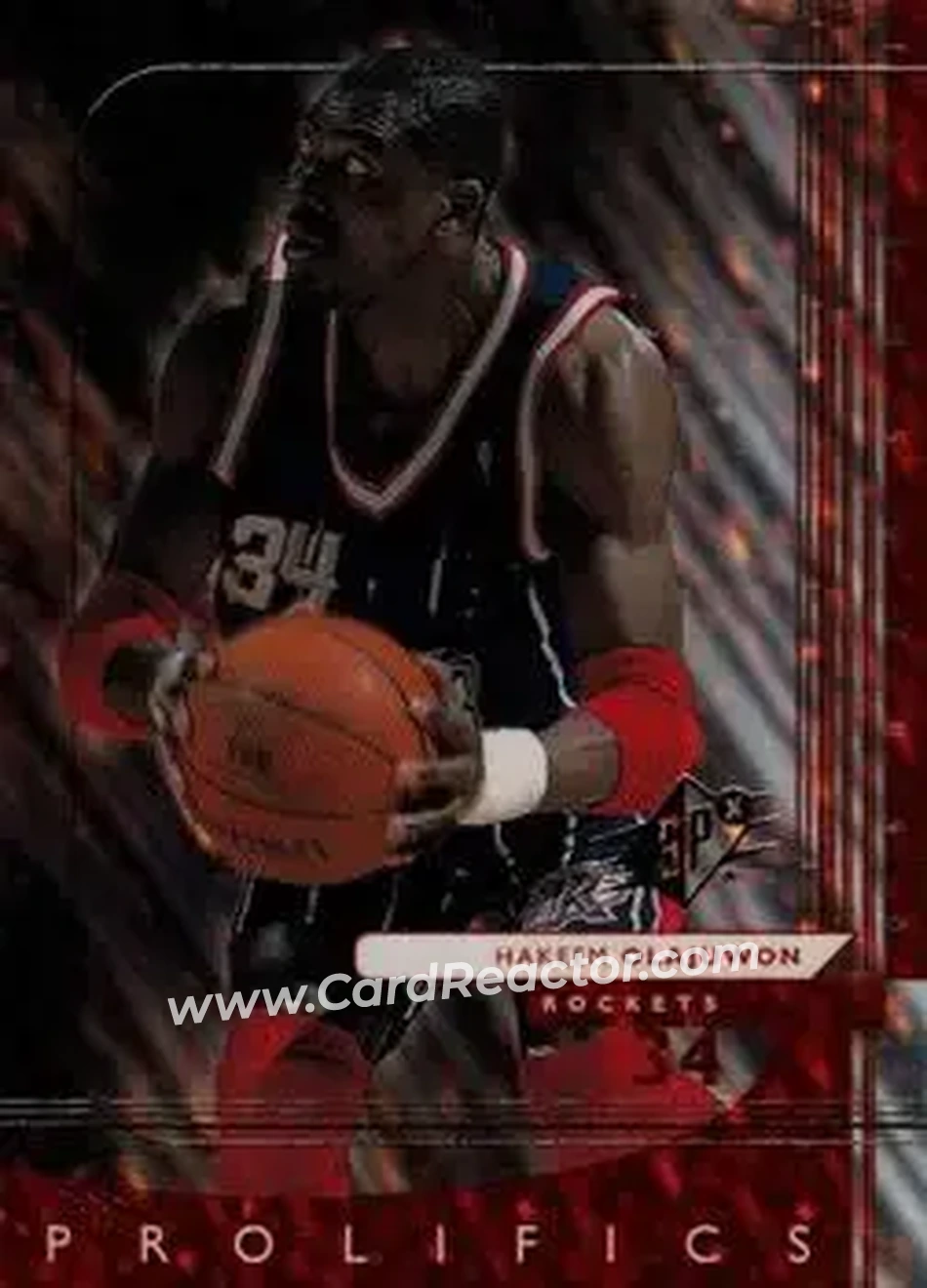Front of Hakeem Olajuwon