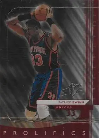1999-00 SPx #P9 Prolifics Patrick Ewing