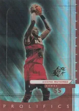 1999-00 SPx #P10 Prolifics Dikembe Mutombo