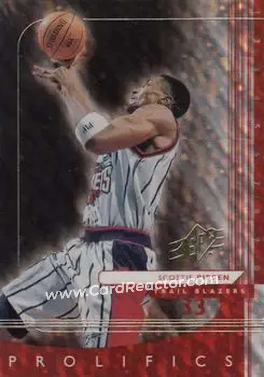 1999-00 SPx - Prolifics #P11 - Scottie Pippen - Portland Trail Blazers