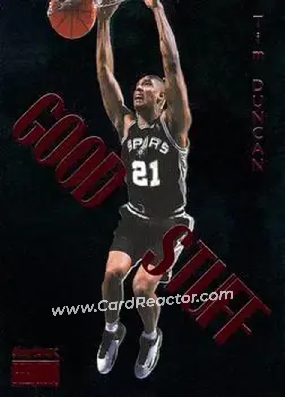 1999-00 SkyBox Premium - Good Stuff #5GS - Tim Duncan - San Antonio Spurs 1999-00 SkyBox Premium - Good Stuff #5GS - Tim Duncan - San Antonio Spurs