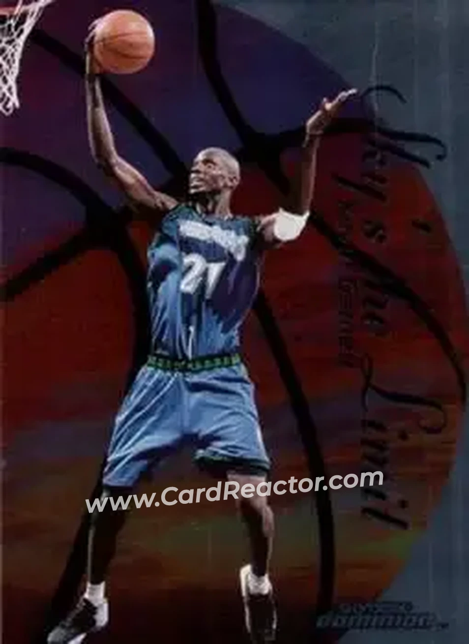 1999-00 SkyBox Dominion - Sky's the Limit #1 SL - Kevin Garnett - Minnesota Timberwolves