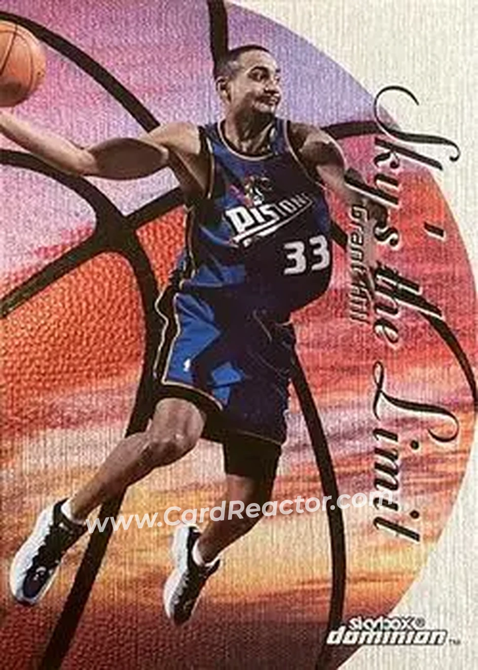 1999-00 SkyBox Dominion - Sky's the Limit Plus #3 SL - Grant Hill - Detroit Pistons 1999-00 SkyBox Dominion - Sky's the Limit Plus #3 SL - Grant Hill - Detroit Pistons
