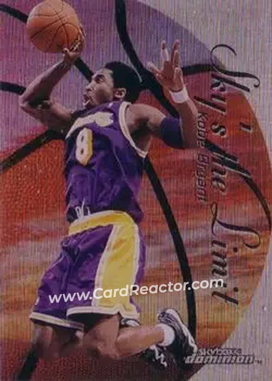 1999-00 SkyBox Dominion - Sky's the Limit Plus #8 SL - Kobe Bryant - Los Angeles Lakers 1999-00 SkyBox Dominion - Sky's the Limit Plus #8 SL - Kobe Bryant - Los Angeles Lakers