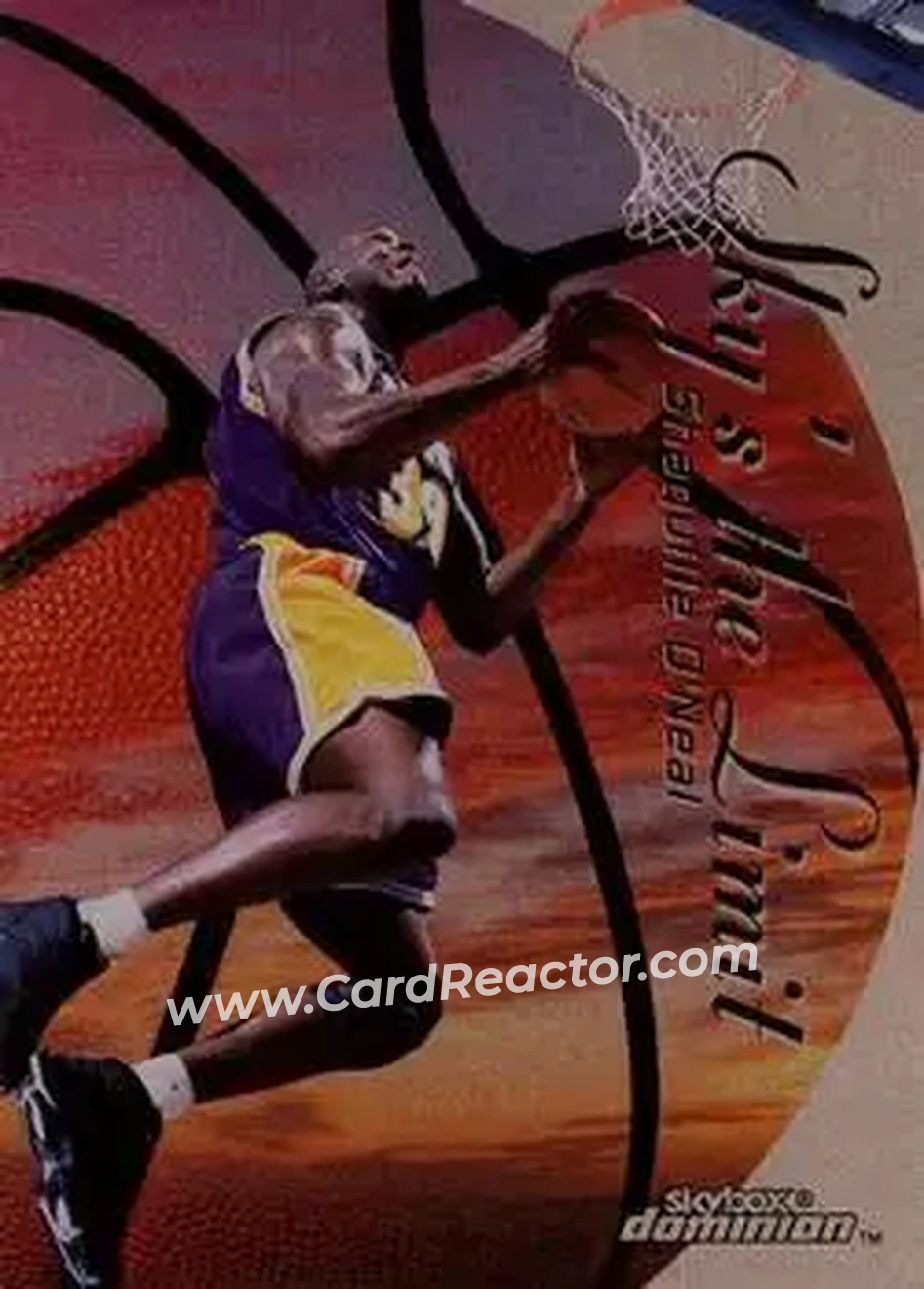 1999-00 SkyBox Dominion - Sky's the Limit Plus #11 SL - Shaquille O'Neal - Los Angeles Lakers