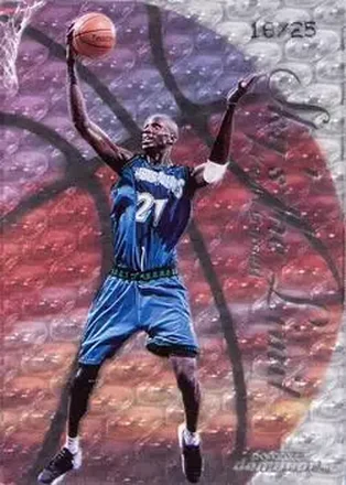 1999-00 SkyBox Dominion #1 SL Sky's the Limit Warp Tek Kevin Garnett