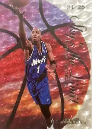 1999-00 SkyBox Dominion #7 SL Sky's the Limit Warp Tek Anfernee Hardaway