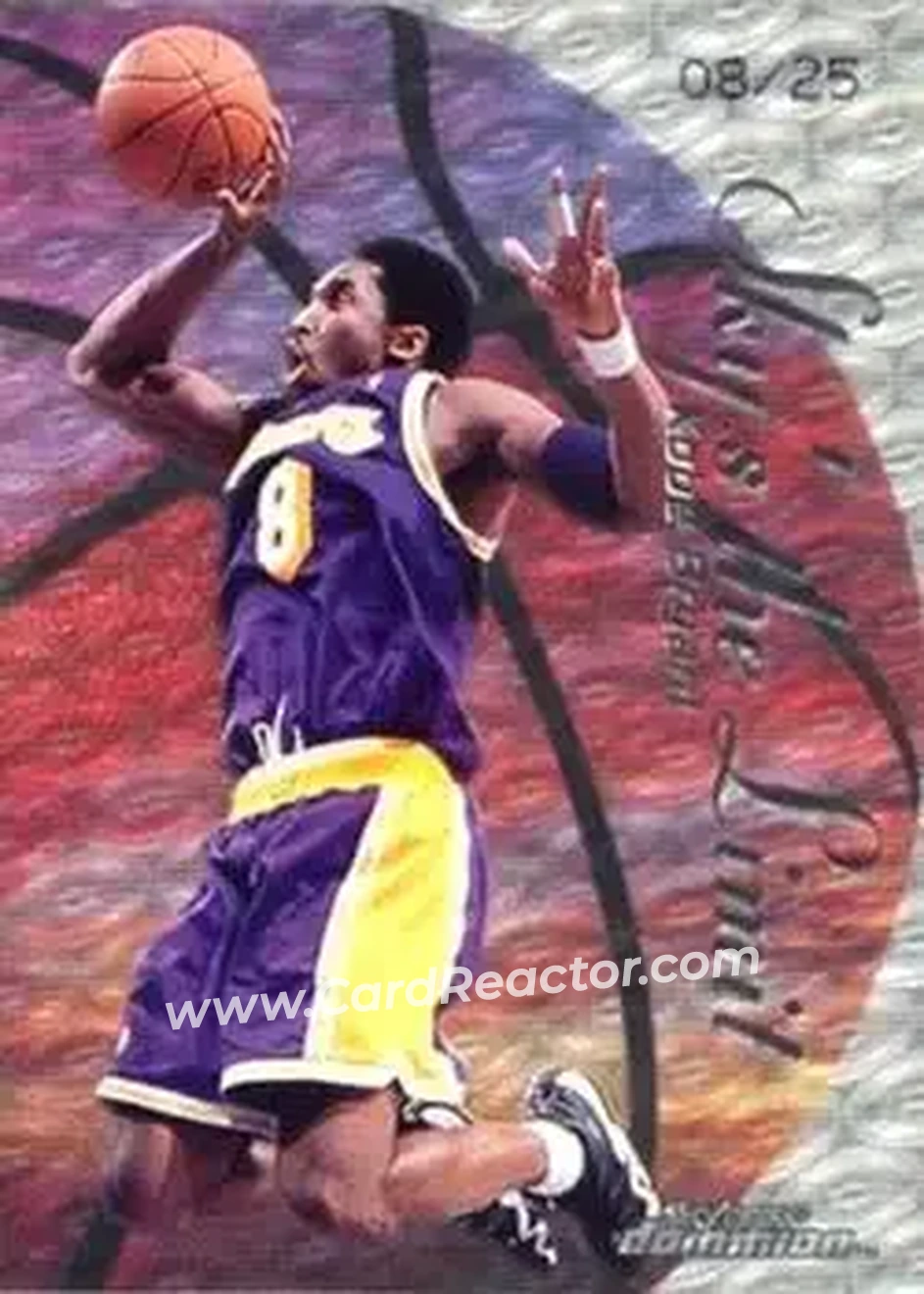 1999-00 SkyBox Dominion - Sky's the Limit Warp Tek #8 SL - Kobe Bryant - Los Angeles Lakers
