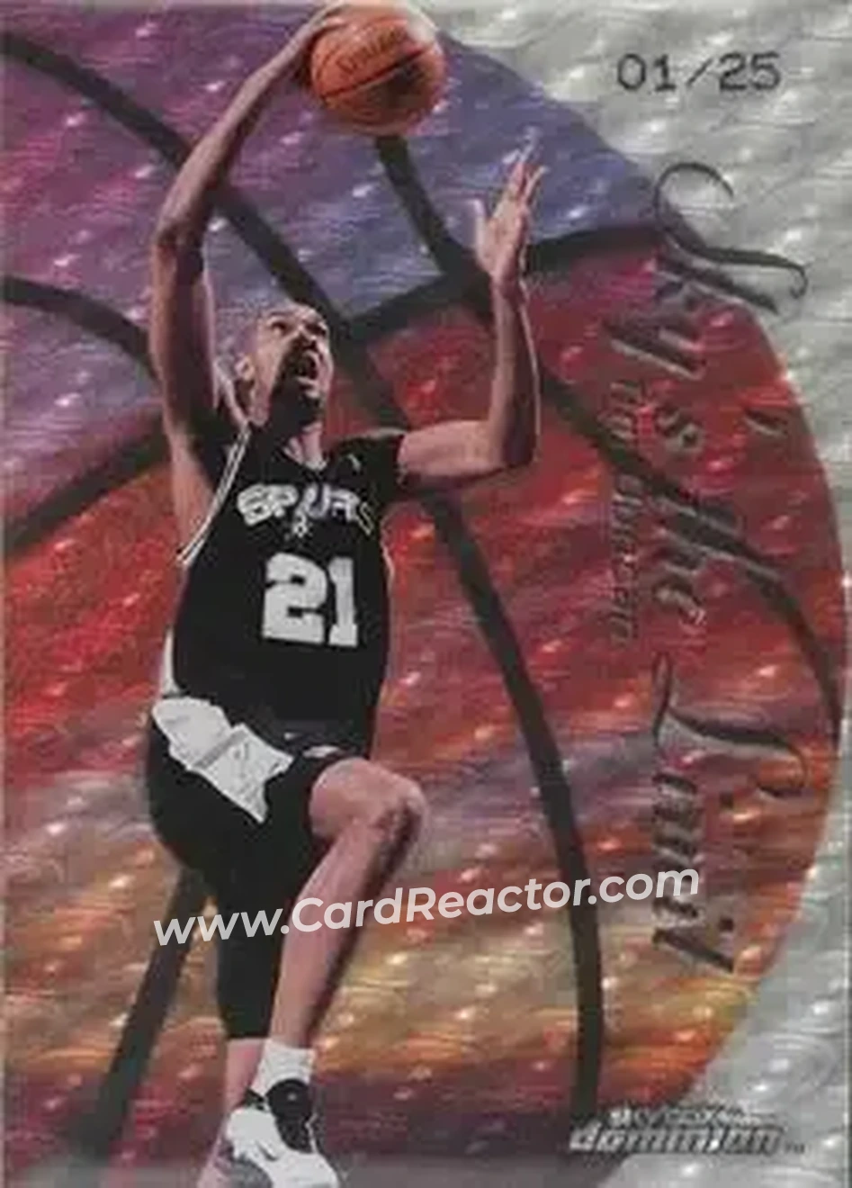 1999-00 SkyBox Dominion - Sky's the Limit Warp Tek #14 SL - Tim Duncan - San Antonio Spurs