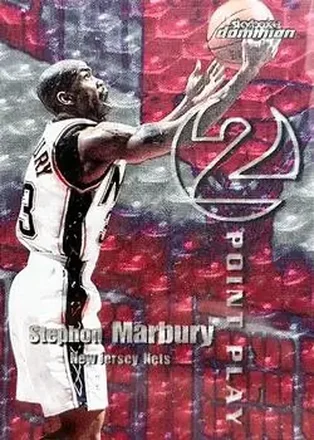 1999-00 SkyBox Dominion #8 TP 2 Point Play Warp Tek Card #8 TP