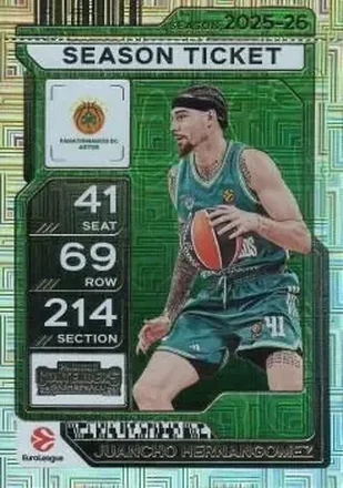 2025-26 Panini Contenders EuroLeague #9 Juancho Hernangómez