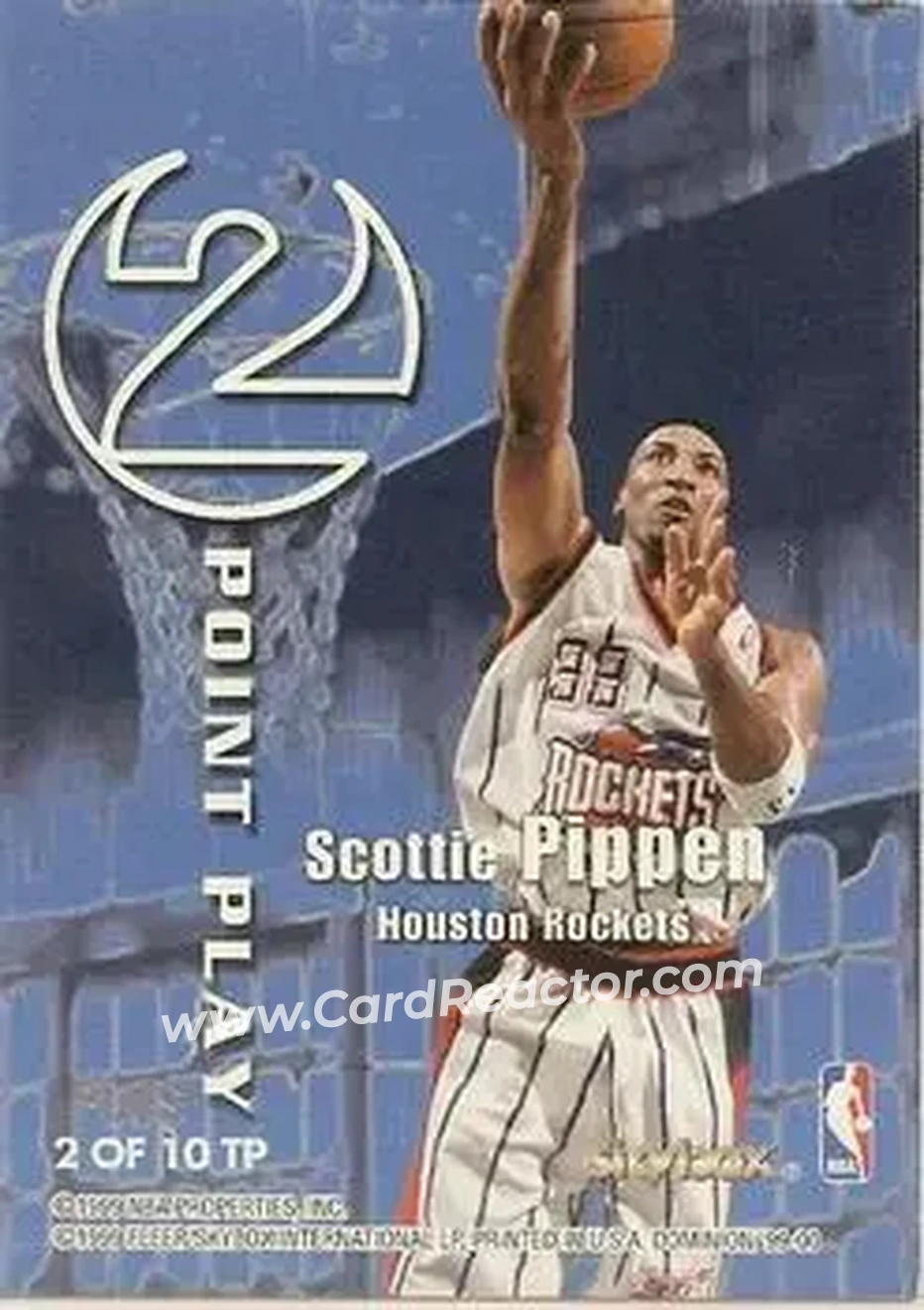 1999-00 SkyBox Dominion - 2 Point Play Plus #2 TP - Card #2 TP 1999-00 SkyBox Dominion - 2 Point Play Plus #2 TP - Card #2 TP